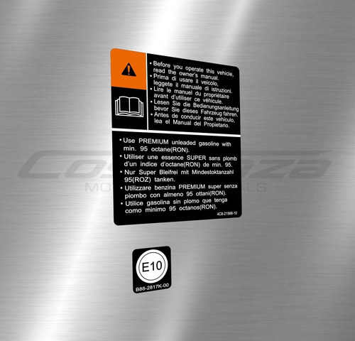 Calcos Yamaha R6 Mt09 Y Otras Advertencias Tanque Warning