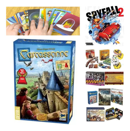 +116 Jogos D Tabuleiro P Imprimir C/ Carcassonne Frt Grátis