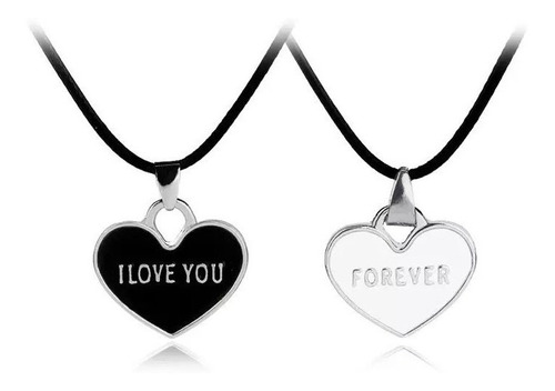 Collares I Love You Forever Parejas Amor Regalo San Valentin