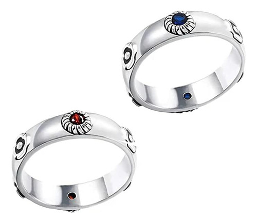 2pcs Anillo De Metal Joyería Ajustable