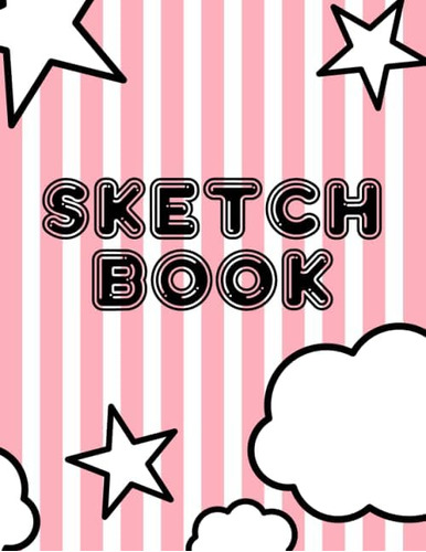 Libro: Sketch Book Comic Clouds Star Cover: Journal, Noteboo