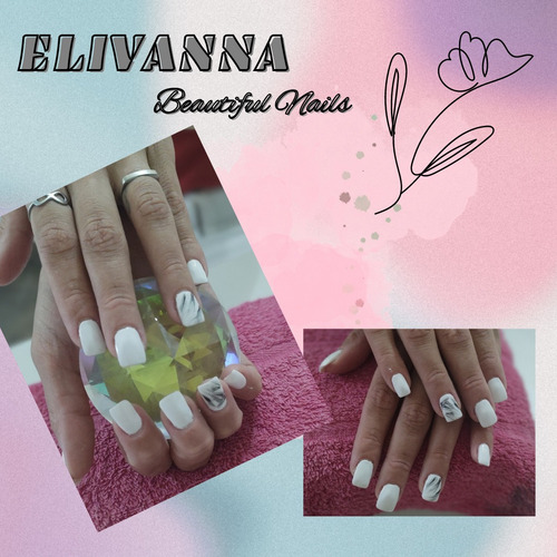 Imagen 5 de 5 de Uñas Esculpidas En Gel, Soft Gel, Esmaltado Semipermanente!!