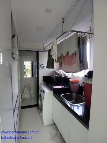 Imagem 14 de 18 de Apartamento Para Vender Em Patamares Com Cento E Sessenta E Seis Metros Quadrados, Três Suítes Com Varanda Gourmet E Vista Mar - Premiere Jaguaribe - Ap00930ces