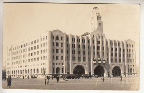 Art Deco Herran Antigua Postal Edificio Aduana Montevideo