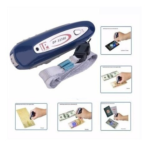 Verificador Detector De Billetes Falsos Luz Uv Tienda Física