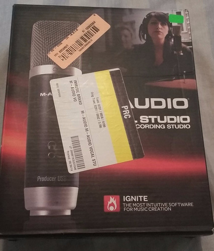 Microfono Vocal Studio Usb M-audio