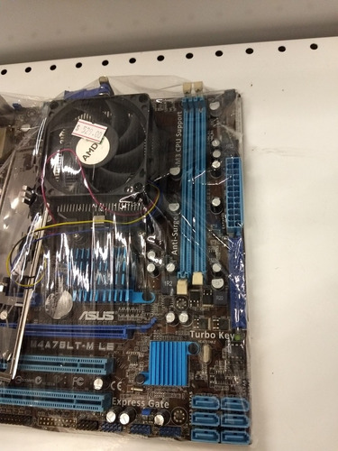 Imagem 2 de 7 de Placa Mãe Asus M4a78lt-m Le + Proc. Athlon Ii X2 250 3.0ghz