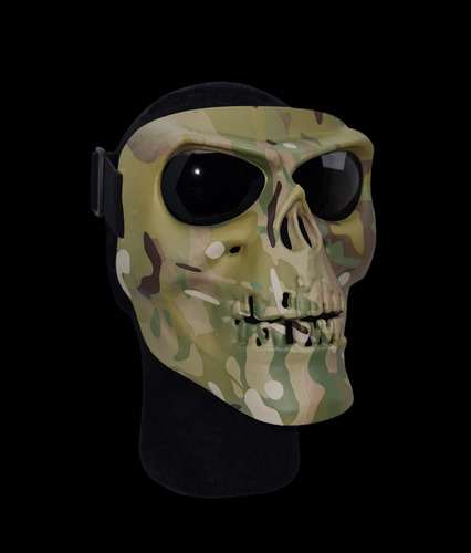 Máscara Calavera Paintball Airsoft Protección Moto Haloween