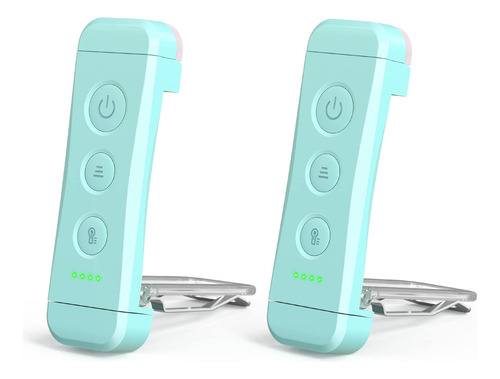 Luz De Libro Recargable Usb Glocusente, Luz De Lectura Led 3