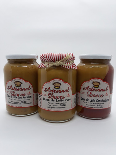 Imagem 4 de 10 de Doce De Leite Com Nozes Caseiro 650g