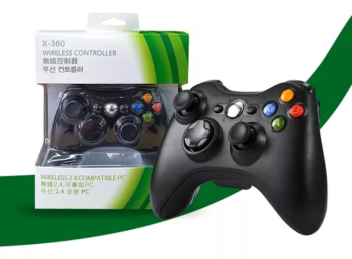 CONTROLE XBOX 360 - WIRELESS, SEM FIO, USB PARA PC