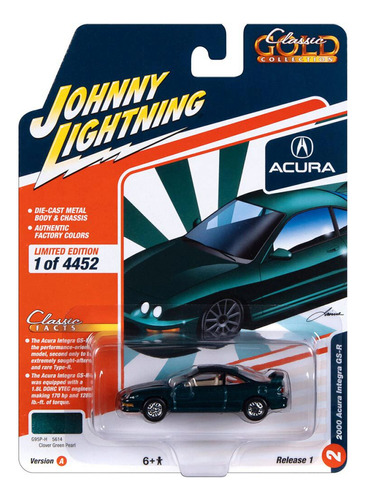 Johnny Lightning Classic Gold 2000 Acura Integra  Gs-r