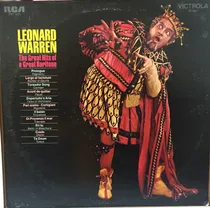 Comprar Lp Leonard Warren - The Great Hits A Great Baritone - Rca Vi