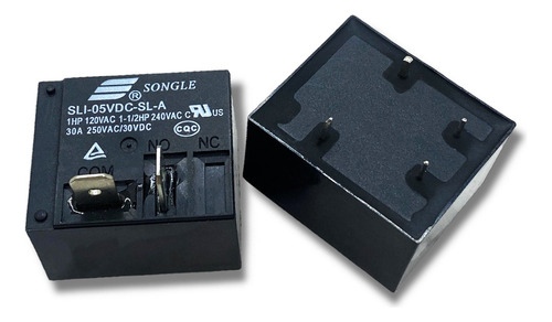 Rele Sli-05vdc-sl-a Songle 30a 5vdc Rele De Alta PotĂȘncia