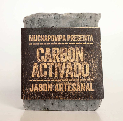 Jabón Natural Carbón Activado Artesanal 100% Biodegradable