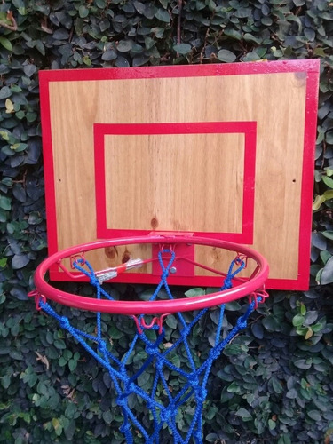 Imagen 11 de 12 de Aro De Basquet Infantil Con Tablero Mini