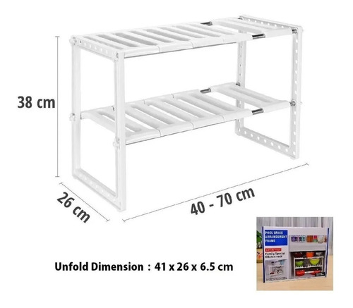 Imagen 2 de 3 de Estante Para Cocina * Barra Iman 33cmts.