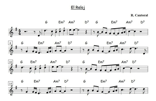 Partituras De Boleros Para Todos Los Instrumentos