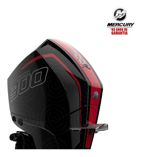 Motor Popa Mercury 4t 300hp R L V8 Dts Verado Racing Física