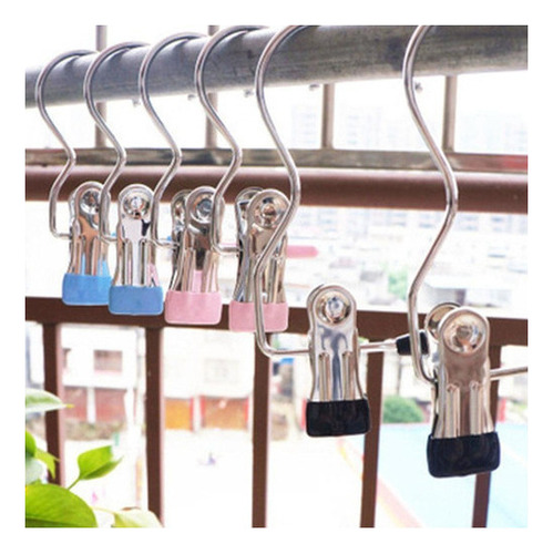 20 Clips Para Colgar Botas Negro (negro).