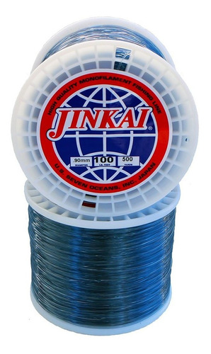 Linea Monofilement Premium Jinkai Bobina 500 Yarda Azul