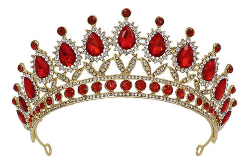 Tiaras Barrocas Con Forma De Corona De Princesa For Niñas B