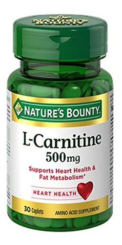 Nature's Bounty® L-carnitina, Nature's Bounty 500 Mg, N / A