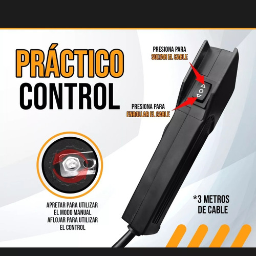 Winche Electrico Manual 12v 1 Tonelada Hoteche 692001
