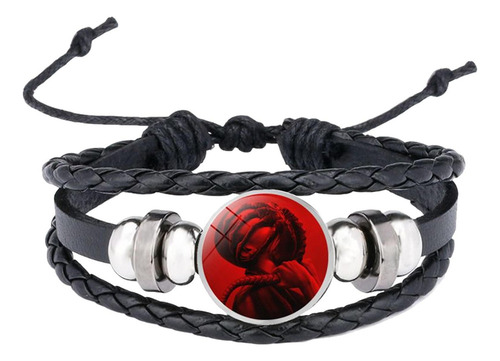 Pulsera De Cuero Para Mujer Pulsera De Cuero Pulsera Con Tem