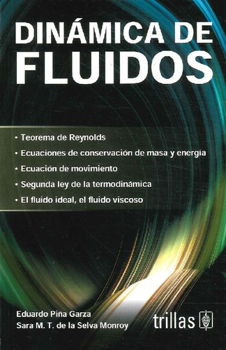 Libro Dinámica De Fluidos De Eduardo  Piña Garza, Sara M. T.