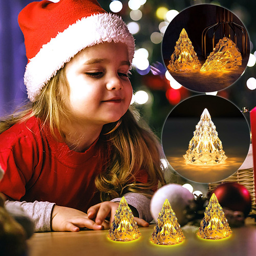 Luces Navideñas De Cristal Con Forma De Iceberg En Forma De