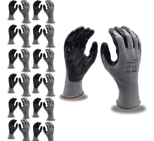 Cordova 6894l Cor-touch Ii - Guantes De Calibre 13, Carcasa 