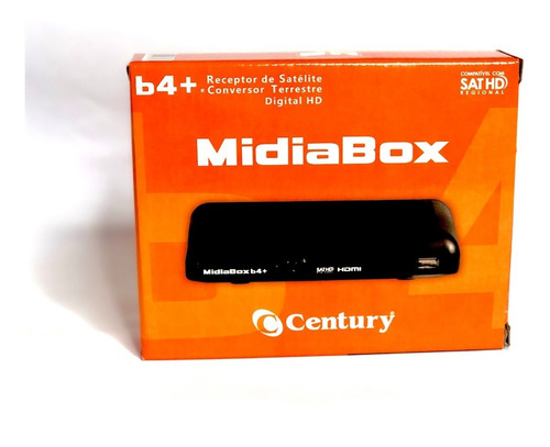Kit 4 Receptor E Conversor Midiabox B4 Century Midia Box B4