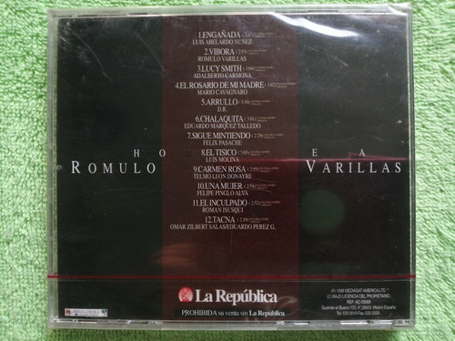 Eam Cd Homenaje A Romulo Varillas 1998 Embajadores Criollos