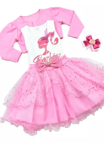 Vestido Para Niña Barbie Mod. 9937