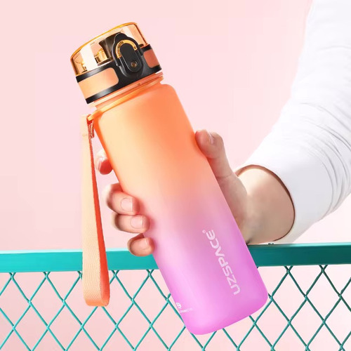 Botella Deportiva Uzspace 3026 - 500ml - Orange And Purple