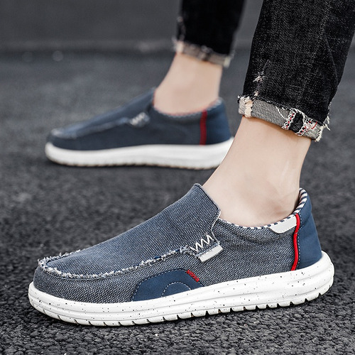 Zapatos De Lona Para Hombre Casual Caminar Tenis