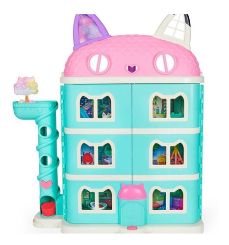 Gabby's Dollhouse, Set Casa Purrfecta De Muñecas Con Figuras