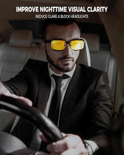 Fimoson Gafas De Conducción Nocturna Con Clip - Gafas De Sol