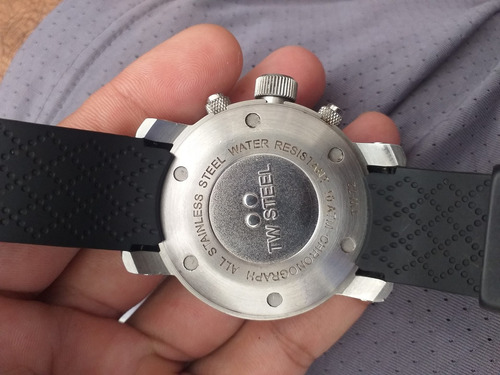 Relógio Tw Steel Mod. Tw72 Pulseira De Borracha (usado)