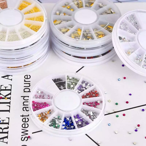 Imagen 8 de 9 de Kit Decoracion De Uñas X 70 Piezas / 9 Productos Rois Nails