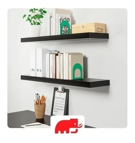Estante Flotante Repisa Mensula Invisible Melamina 100x25x45