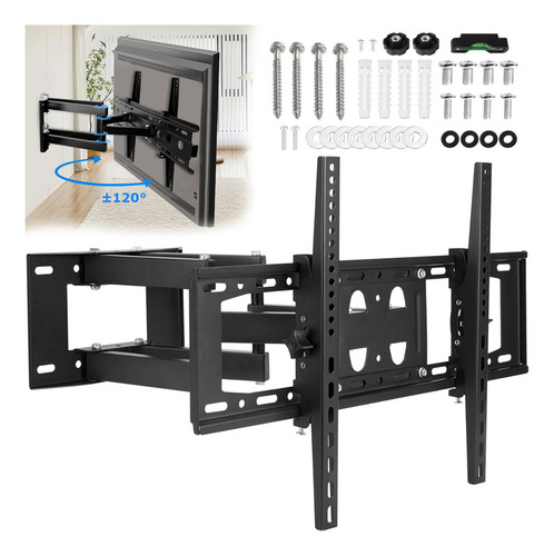 Soporte Base Tv Brazo Para Pantallas Monitor 32-85 Pulgadas Negro Alvarado