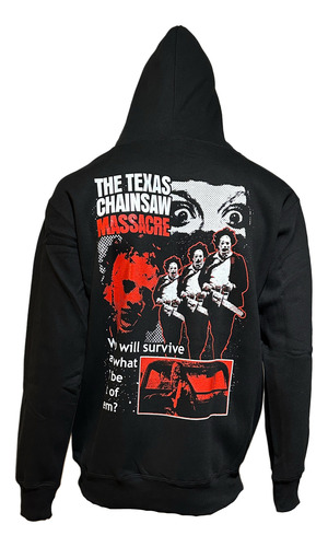 Masacrre De Texas Buzo Algodon Canguro Terror Leatherface
