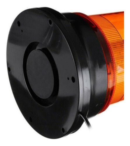 Lámpara De Baliza Ámbar 80led Luz Estroboscópica Giratoria D