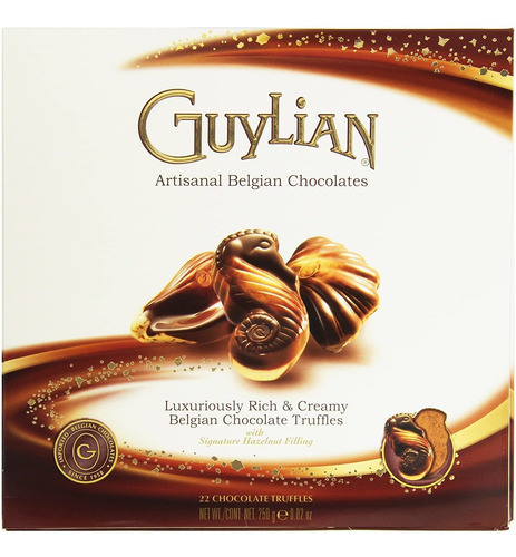 Guylian Belgium Chocolates 22 Trufas Artesanales De Conchas