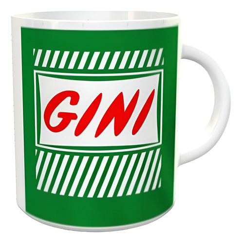 Taza Cerámica Sublimada Gaseosa Gini Mermelada Blanco Gini D1