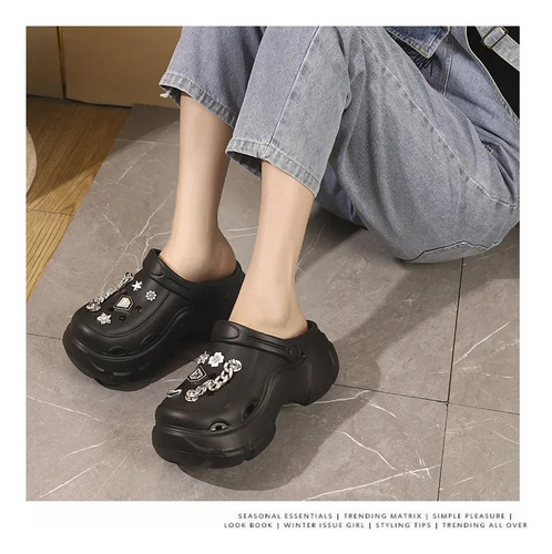 Zapatillas De Playa Con Plataforma, Zuecos, Sandalias, Moda