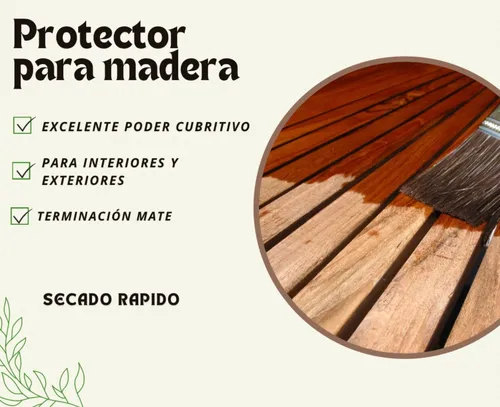 Protector Para Madera 20 Litros Nuevo Sol Caoba Mate