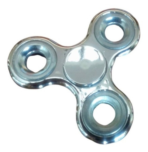 Spinner Fidget Aluminio Colores Metalicos Juguete Antiestres